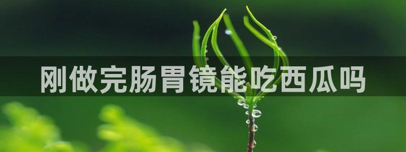 www.黑料.com:刚做完肠胃镜能吃西瓜吗