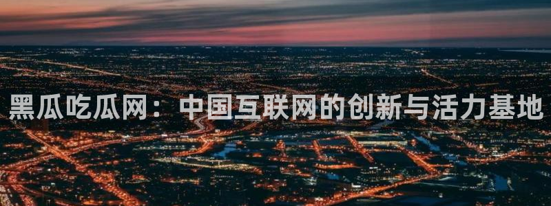 长生武道:从九龙夺嫡开始吃瓜：黑瓜吃瓜网：中国互联网的创新与活力基地